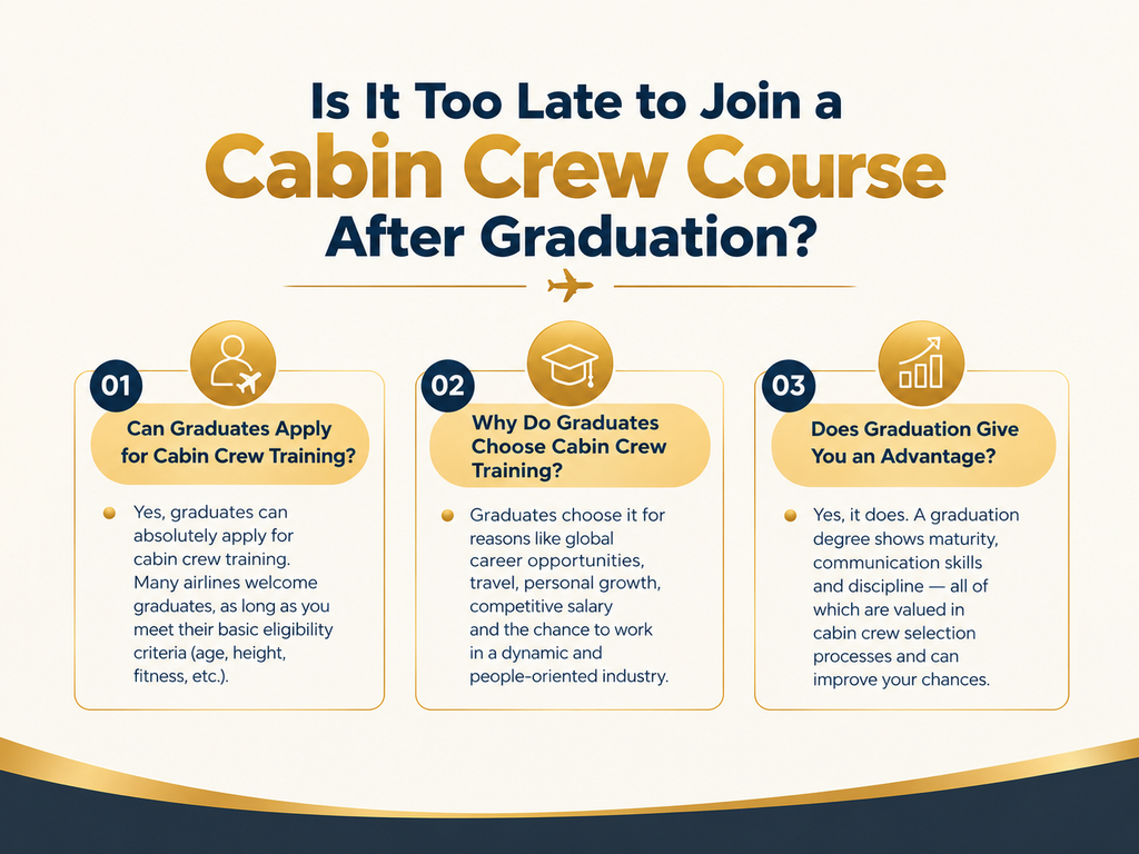 Is It Too Late to Join a Cabin Crew Course After Graduation?