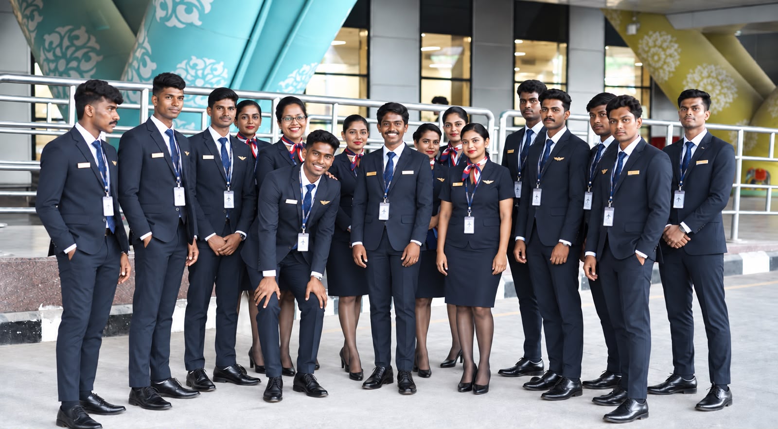 Flight dispatch aviation students